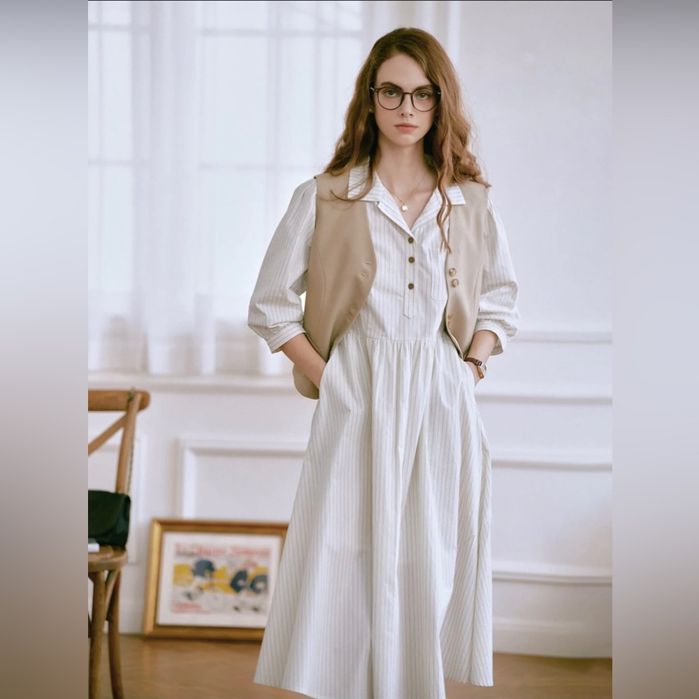 Brand New Kathy Pocket Detail Shirt Dress